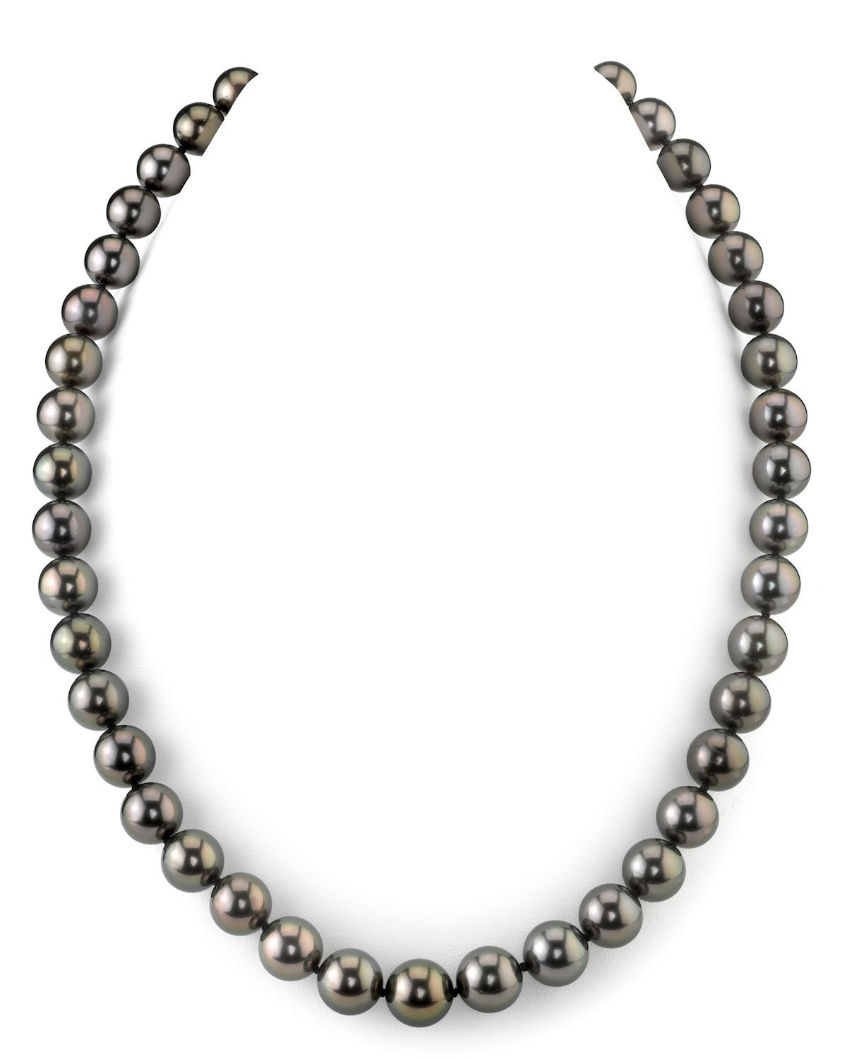 Amazon.com: Black pearl necklace, genuine 5mm black peacock pearls sterling  silver, strand of pearls, handmade, adjustable length : Handmade Products